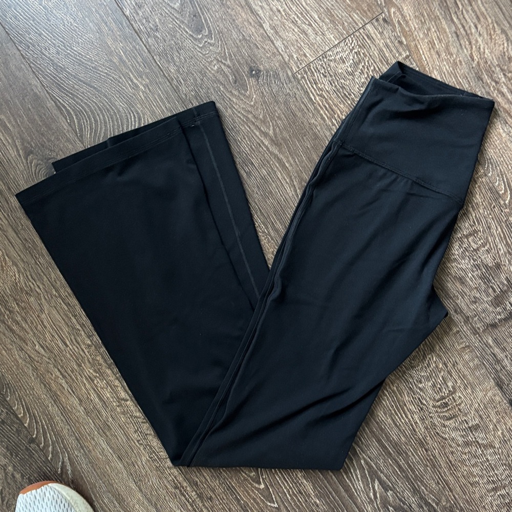 CRZ Yoga Black Flared Pants 32” inseam